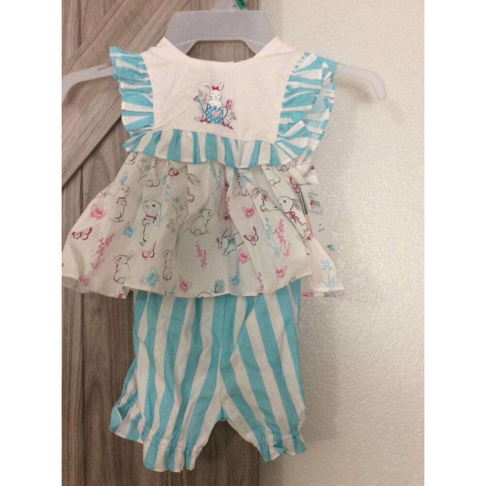 NWT Pastourelle by Pippa & Julie 18M Bunny outfit set